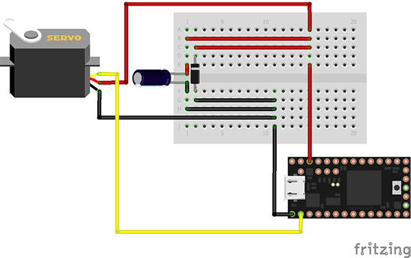 First Demo Wiring Diagram. Auto jog Linear Servo