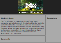 Adding in the video info to the page