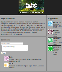 Video suggestions in the sidebar below the video