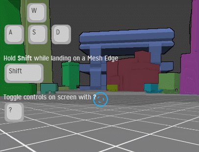 Action shot showing off the controls and actually going for your first super bounce